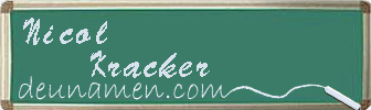 Nicol Kracker Visitenkarte